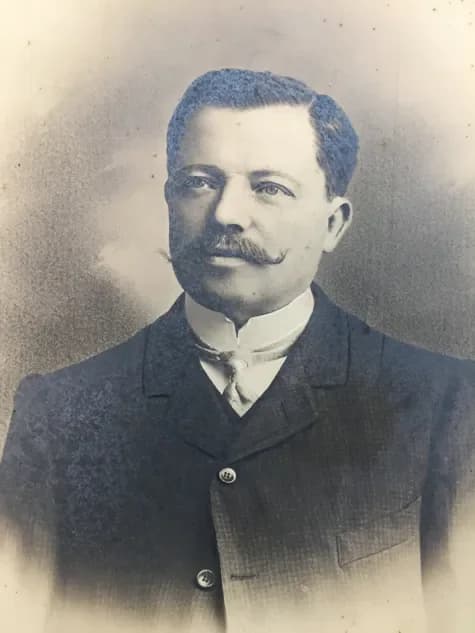 Old portrait before AI restoration